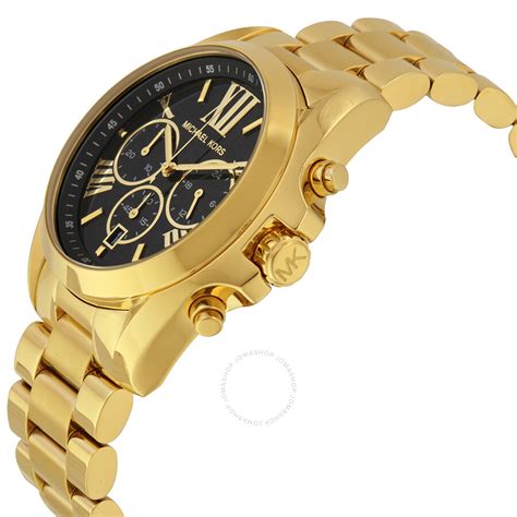 michael kors watch womens black and gold|michael kors chronograph gold.